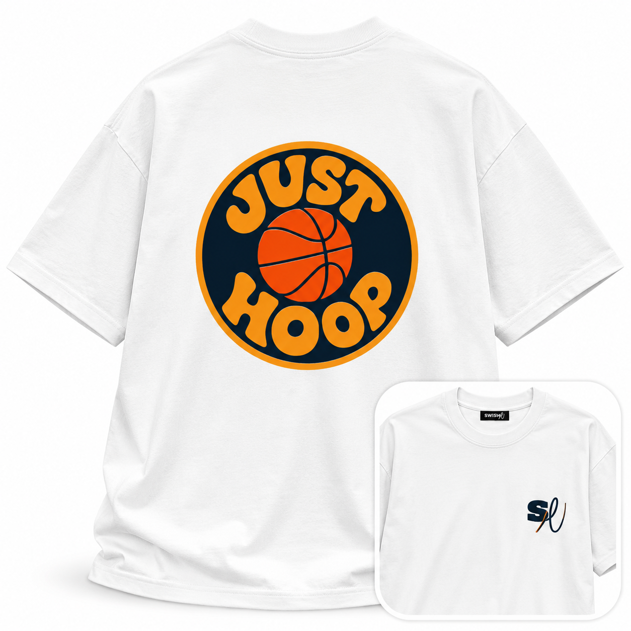 Swishlist "Just Hoop" Circle Tee — Light Version ODMPOD